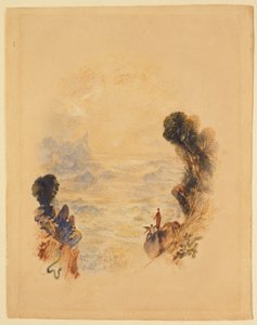 Pokušení Krista na hoře od Joseph Mallord William Turner