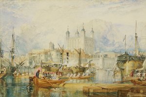 Tower of London, kolem roku 1825 od Joseph Mallord William Turner