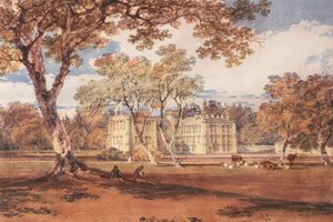 Towneley Hall, kolem roku 1798 od Joseph Mallord William Turner
