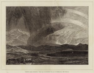 Turnerova kniha studií, Rašeliniště ve Skotsku od Joseph Mallord William Turner