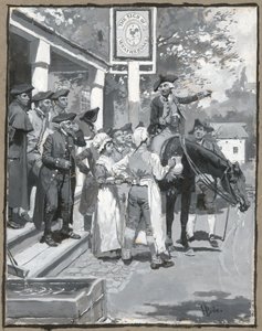 Horní Reichenbašský vodopád: duha od Joseph Mallord William Turner