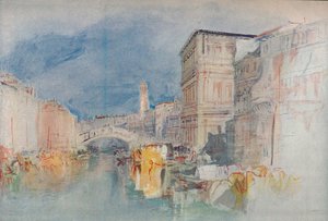 Benátky: Casa Grimani a Rialto, 1909 od Joseph Mallord William Turner