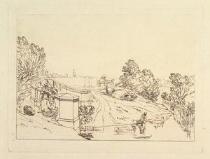 Sběrači řeřichy Liber Studiorum, část XIII, 1819. od Joseph Mallord William Turner