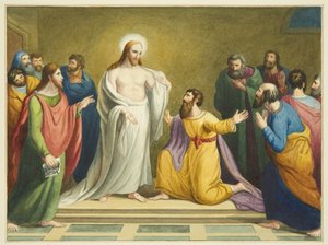 Kopie oltářního obrazu od Johna Kinga v kostele svatého Tomáše od Joseph Manning