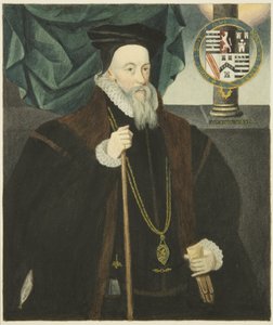 Portrét v Council House of Lord Burleigh (akvarel na papíře) od Joseph Manning