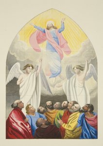 Okno navržené Edwardem Birdem, R.A., v Temple Church (akvarel na papíře) od Joseph Manning