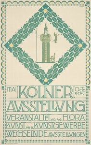 Plakát pro kolínský umělecký festival 1905, 1905