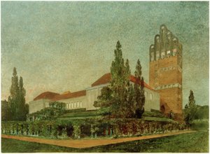 Darmstadt, Mathildenhöhe, výstavní budova