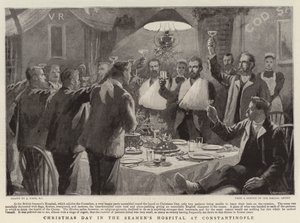 Štědrý den v námořní nemocnici v Konstantinopoli od Joseph Nash