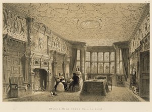 Přijímací místnost, Crewe Hall, Cheshire