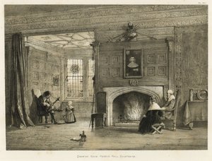 Přijímací místnost, Haddon Hall, Derbyshire