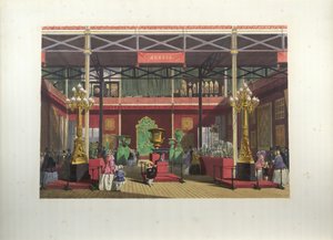 Interiér ruské výstavy během Velké výstavy v roce 1851 od Joseph Nash