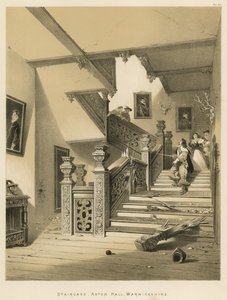 Schodiště, Aston Hall, Warwickshire