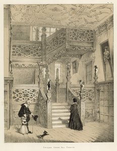 Schodiště, Crewe Hall, Cheshire