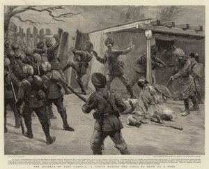Obrana Fort Chitral, Sortie během Siege k vyhození dolu