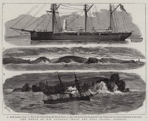 Vrak HM Gunboat Wasp u Tory Island, Donegal
