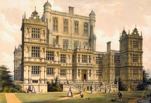 Wollaton Hall, Nottinghamshire, 1600, ilustrace z 