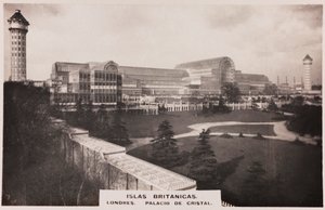 Pohled na Crystal Palace v Londýně