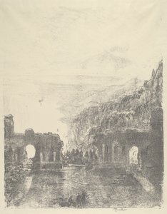 Aetna nad Taorminou od Joseph Pennell