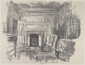 Ložnice, Stentone od Joseph Pennell
