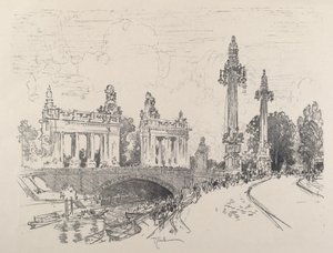 Most v Charlottenburgu od Joseph Pennell