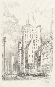 Broadway Above 23rd Street, číslo 11 ve sbírce Iconophile Club Collection od Joseph Pennell