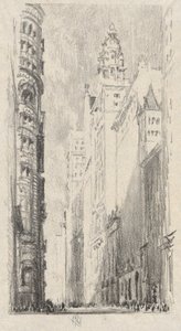 Broadway Towers od Joseph Pennell