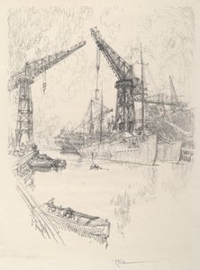 Ničitelé budov, 1917. od Joseph Pennell