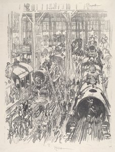Stavební motory pro spojence, 1917. od Joseph Pennell