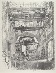 Stavba Velké věže, 1916. od Joseph Pennell