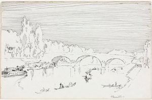 Charenton-le-Pont, ca. 1893. od Joseph Pennell