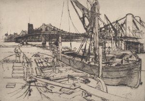 Chelsea, č. II, 1886. od Joseph Pennell