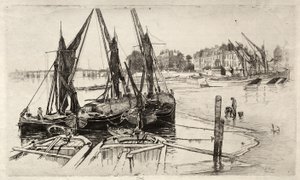 Chelsea, č. 1, 1886. od Joseph Pennell