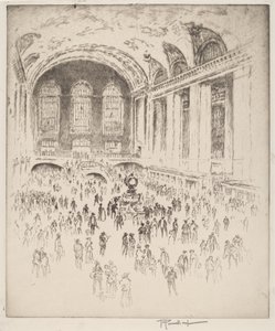Hala, Grand Central, New York od Joseph Pennell