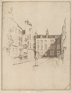Cowley Street, Westminster od Joseph Pennell