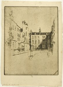 Cowley Street, Westminster od Joseph Pennell