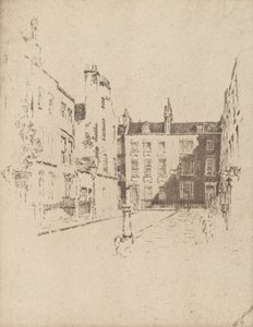 Cowley Street, Westminster, 1906. od Joseph Pennell