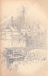 Efekt Early Evening, Pařížská výstava, 1901 od Joseph Pennell