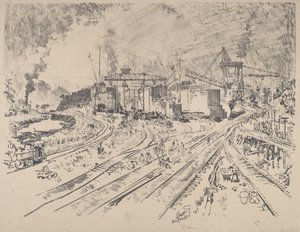 Brzy ráno, Miraflores od Joseph Pennell