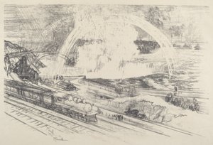 Falls Station, Niagara od Joseph Pennell