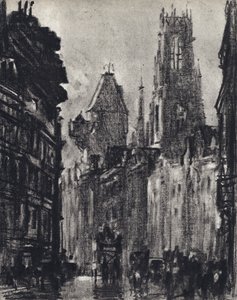 Fleet Street od Joseph Pennell
