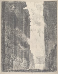 Čtvrtá avenue od Joseph Pennell