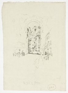 Elvířina brána, Granada od Joseph Pennell
