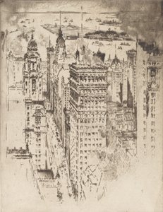 Zlatá římsa, č.II, 1915. od Joseph Pennell