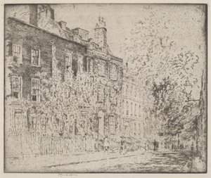 Great College Street, Westminster od Joseph Pennell