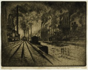 In the Works, Homestead od Joseph Pennell