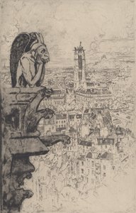 Le Stryge, 1893. od Joseph Pennell