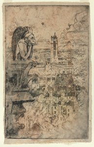 Le Stryge, 1893. od Joseph Pennell