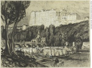 Madrid: Palác od Joseph Pennell