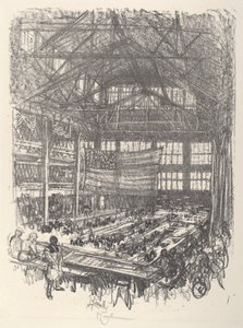 Výroba pušek, 1917. od Joseph Pennell